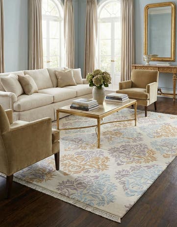 6' 11 x 9' 4 Hand Knotted Darya Rug