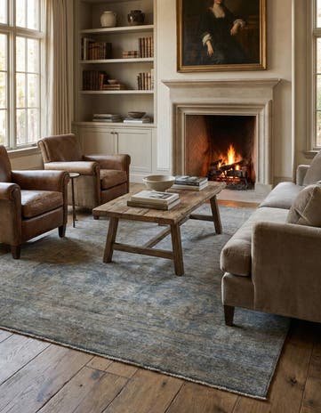 5' 10 x 9' 2 Hand Knotted Peshawar Ziegler Rug