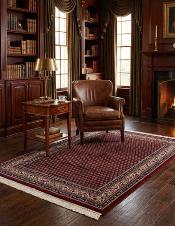 3' 11 x 5' 10 Hand Knotted Mir Wool Rug