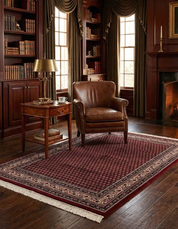 3' 11 x 5' 10 Hand Knotted Mir Wool Rug
