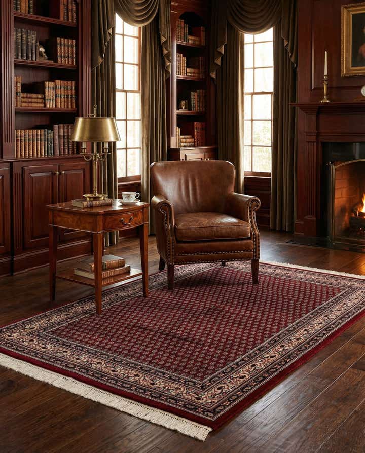3' 11 x 5' 10 Hand Knotted Mir Wool Rug