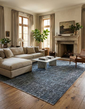 9' 2 x 12' 9 Hand Knotted Ultra Vintage Persian Wool Rug