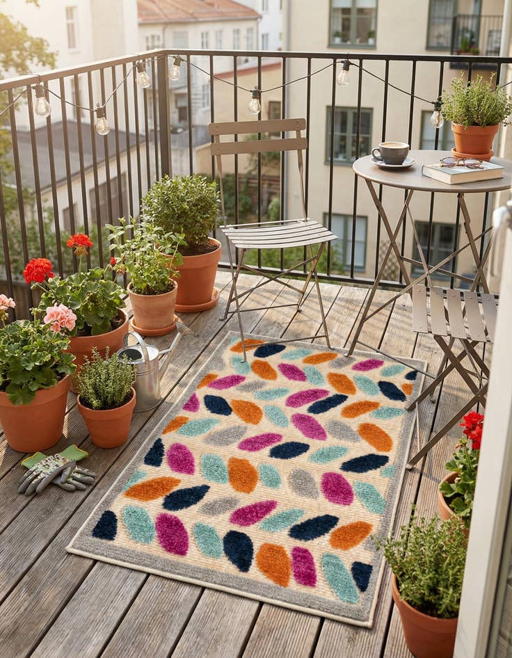 Detail image of 2' x 3'  Washable Aruba Indoor / Outdoor Rug