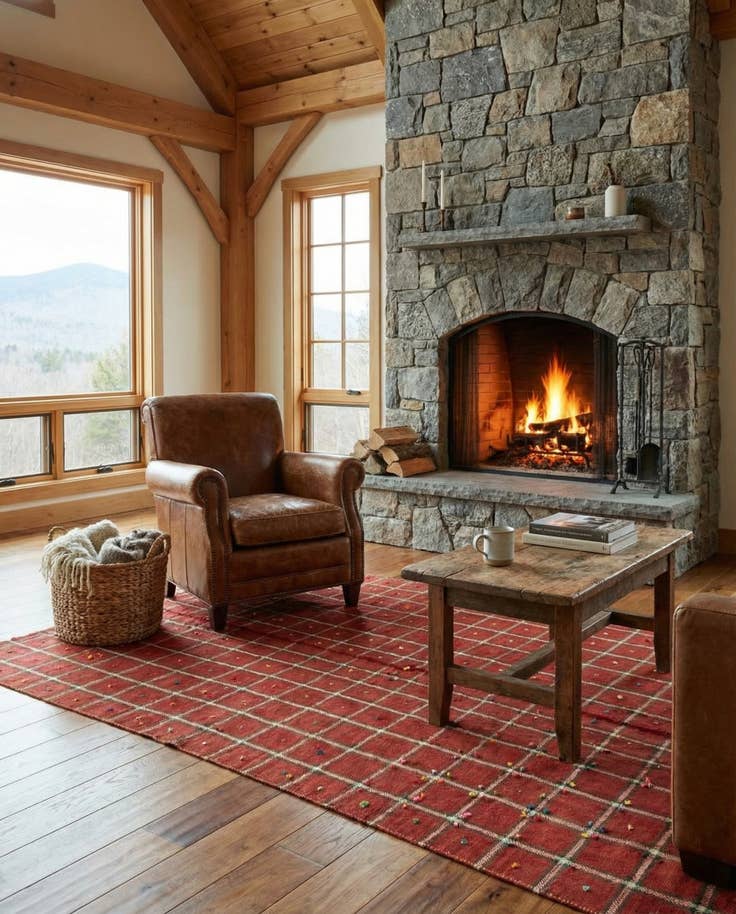 Detail image of 4' 4 x 6' 8 Jajim Rug