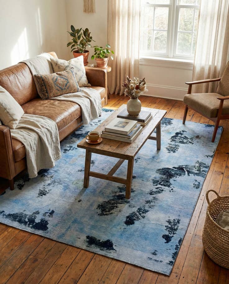Detail image of 5' 10 x 8' 9 Hand Knotted Ultra Vintage Persian Wool Rug