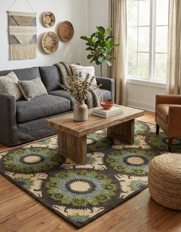 5' 1 x 8' Luna Wool Rug