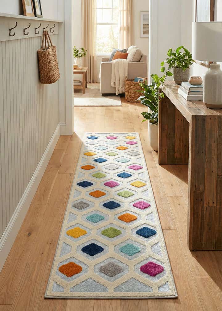 2' x 10' Easy-Clean Aruba Indoor / Outdoor Runner Rug