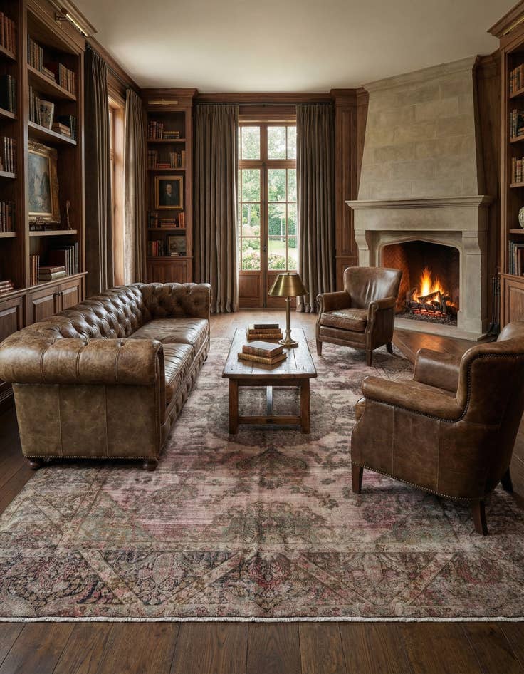 Detail image of 10' 1 x 13' Vintage Wool Rug