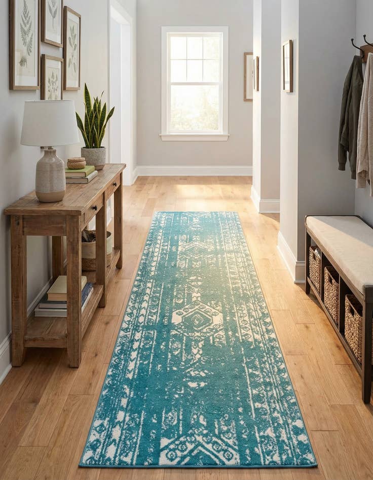 Detail image of 3' 3 x 12' Lennon Runner Rug