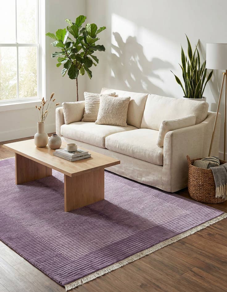 Detail image of 3' 11 x 6'  Hand Knotted Darya Wool Rug