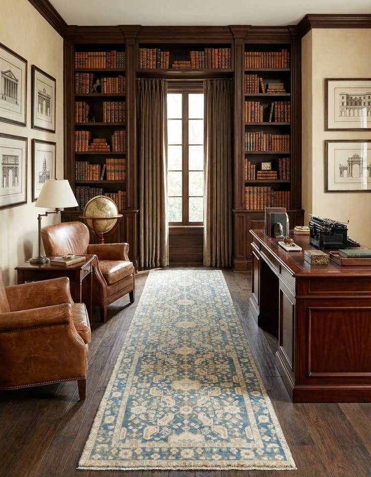 Detail image of 3' 6 x 13' 5 Malayer Runner Rug