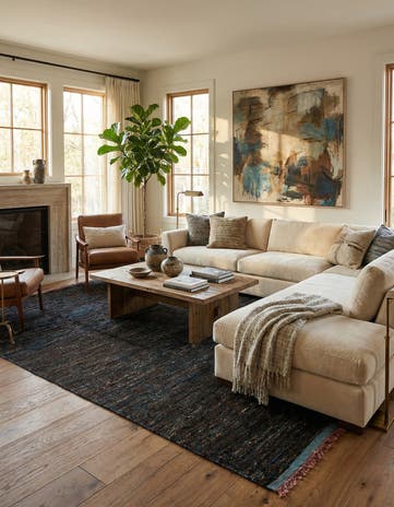 8' 9 x 12' 1 Hand Knotted Moroccan Wool Rug