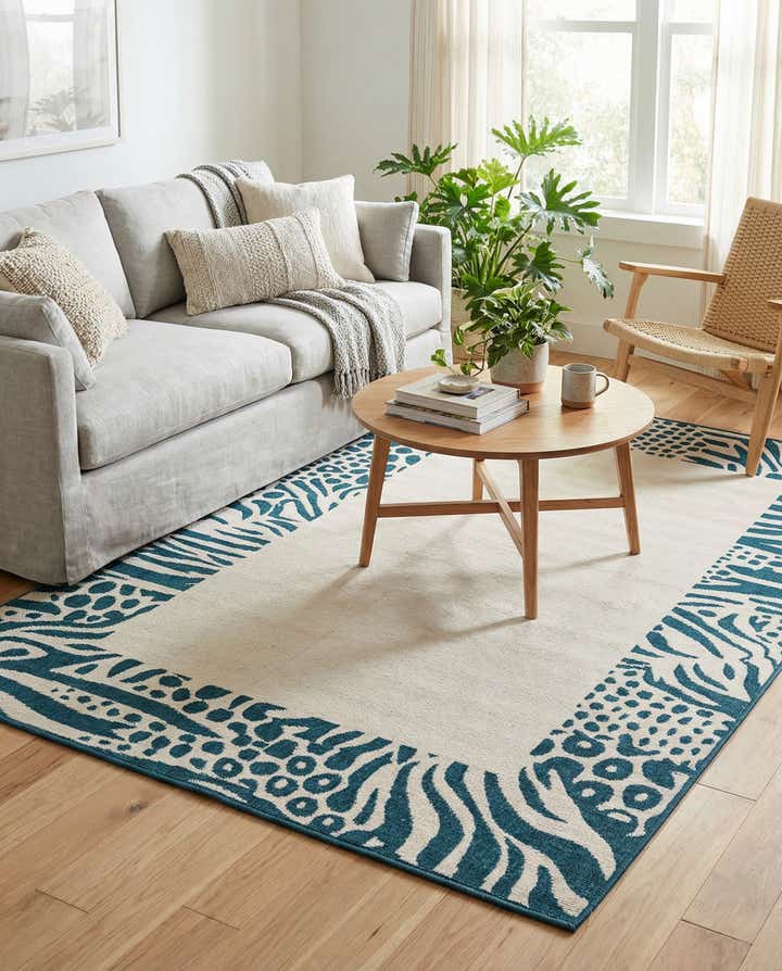 5' x 8' Easy-Clean Safari Indoor / Outdoor Rug