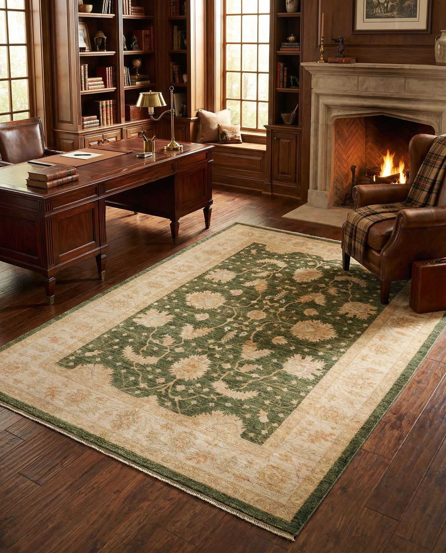 5' 7 x 7' 10 Ziegler Wool Rug