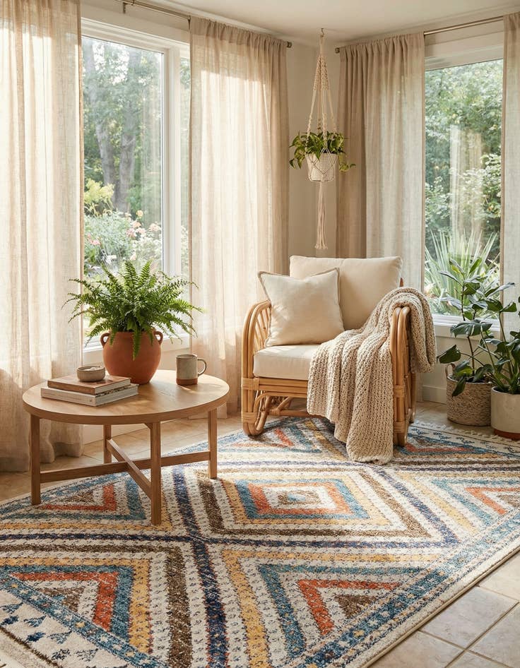 Detail image of  6' x 9' Aramis Rug