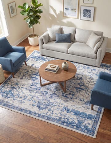 7' 10 x 7' 10 Washable Francesca Square Rug