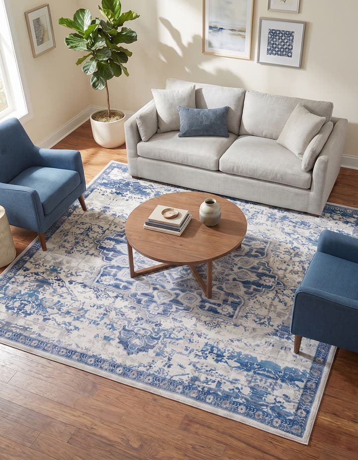 7' 10 x 7' 10 Washable Francesca Square Rug