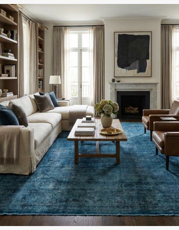 9' 1 x 12' 7 Hand Knotted Ultra Vintage Persian Wool Rug