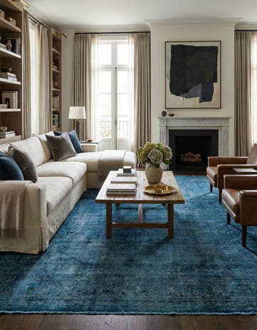 9' 1 x 12' 7 Hand Knotted Ultra Vintage Persian Wool Rug