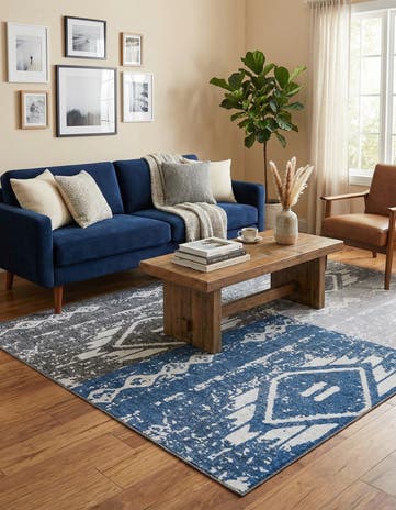 5' 3 x 7' 7 Washable Timeless Rug