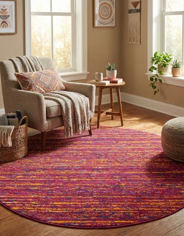5' 3 x 5' 3 Calypso Round Rug
