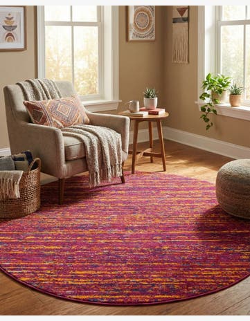5' 3 x 5' 3 Calypso Round Rug