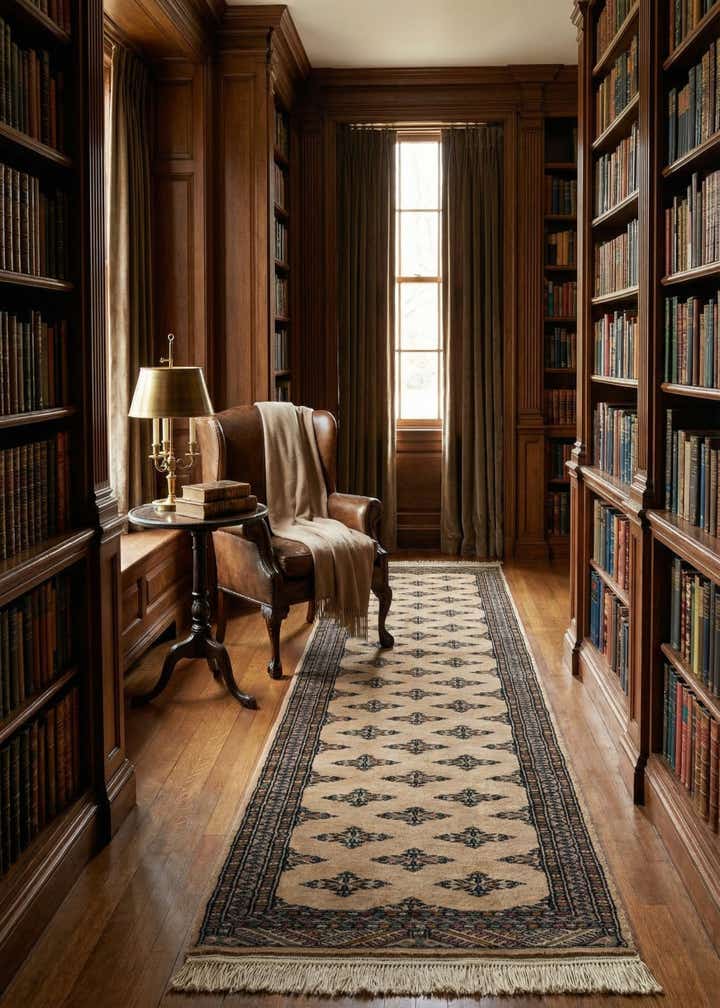 2' 1 x 6' 4 Hand Knotted Bokhara Oriental Wool Runner Rug