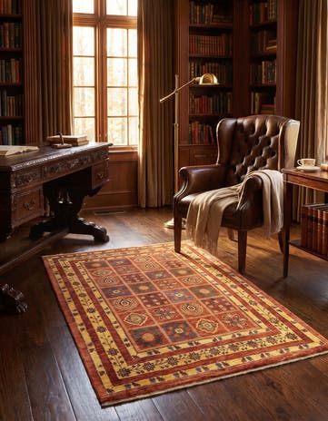 3' 3 x 5' 1 Kashkuli Wool Rug