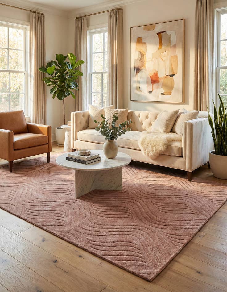 Detail image of 5' 7 x 7' 10  Hand Knotted Darya Wool Rug