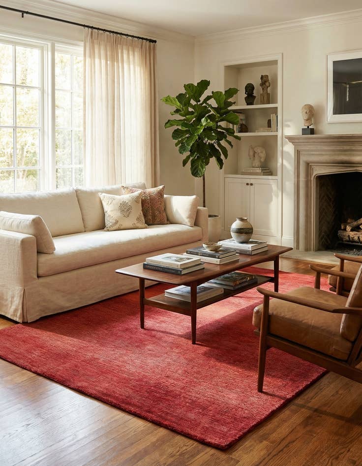 Detail image of 5' 3 x 7' 7  Hand Knotted Darya Wool Rug