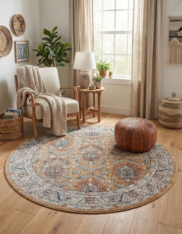 7' x 7' Nyla Round Rug