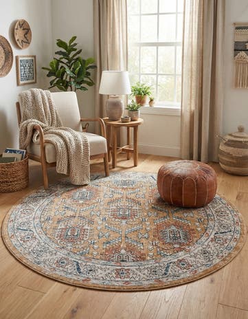 7' x 7' Nyla Round Rug