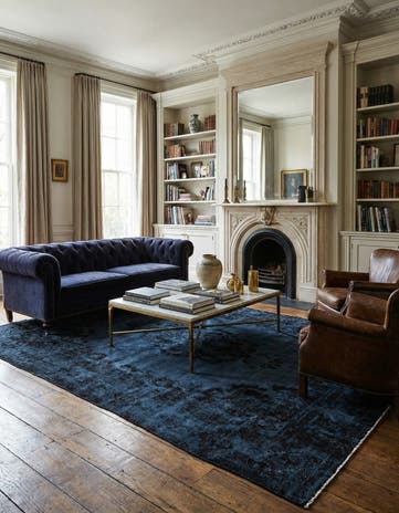 9' 5 x 13' 6 Hand Knotted Ultra Vintage Persian Wool Rug