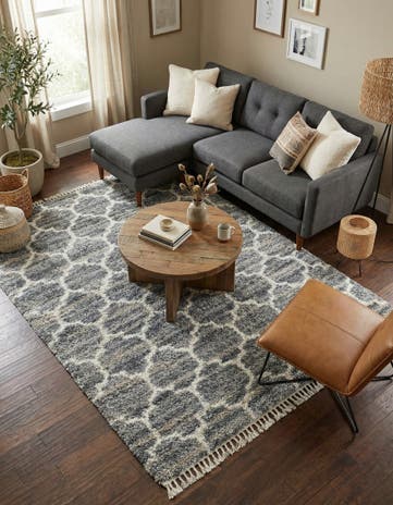 Gray Athena Shag Rug