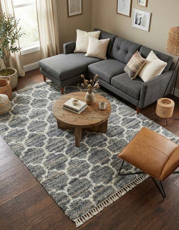Gray Athena Shag Rug