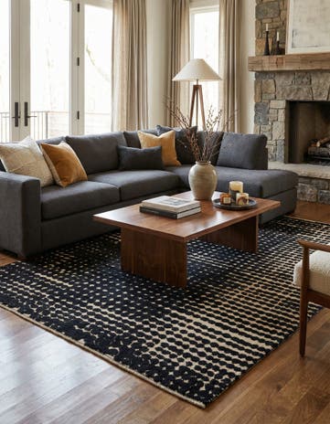 7' 9 x 10' 5 Hand Knotted Darya Wool Rug