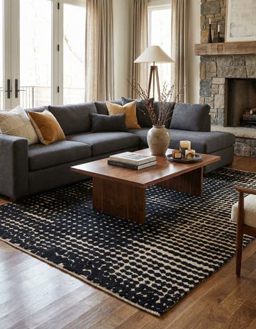 7' 9 x 10' 5 Hand Knotted Darya Wool Rug