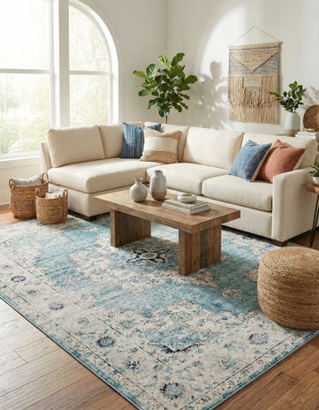 Turquoise Amulet Rug