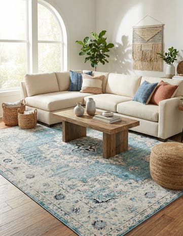 Turquoise Amulet Rug
