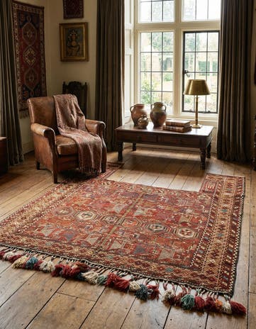 4' 6 x 4' 9 Shirvan Rug