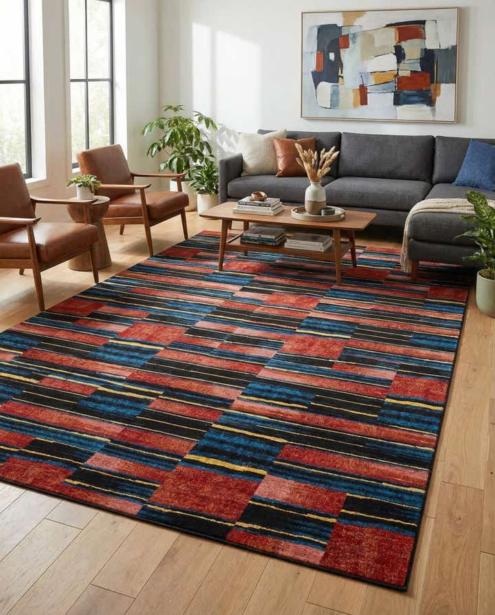 10' x 14' Easy-Clean Modern Indoor / Outdoor Rug