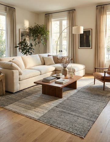8' 2 x 9' 8 Hand Woven Kilim Modern Wool Rug
