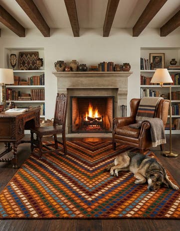 6' 2 x 8' 4 Hand Knotted Balouch Wool Rug