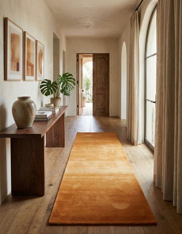 2' 9 x 9' 8 Hand Knotted Tibet Wool Runner Rug