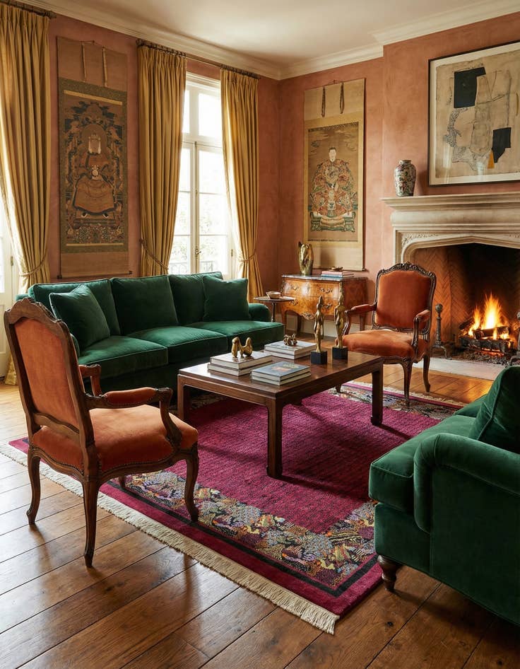 Detail image of  7' 10 x 8' 1  Hand Knotted Tibet Wool Square Rug