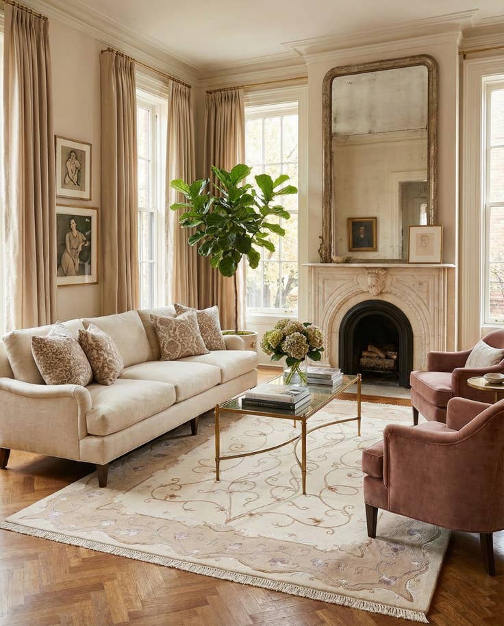 Detail image of 4' 11 x 6' 10 Darya Rug