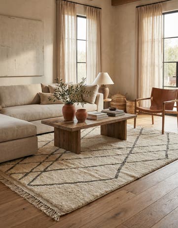7' 1 x 9' 10 Berber Rug