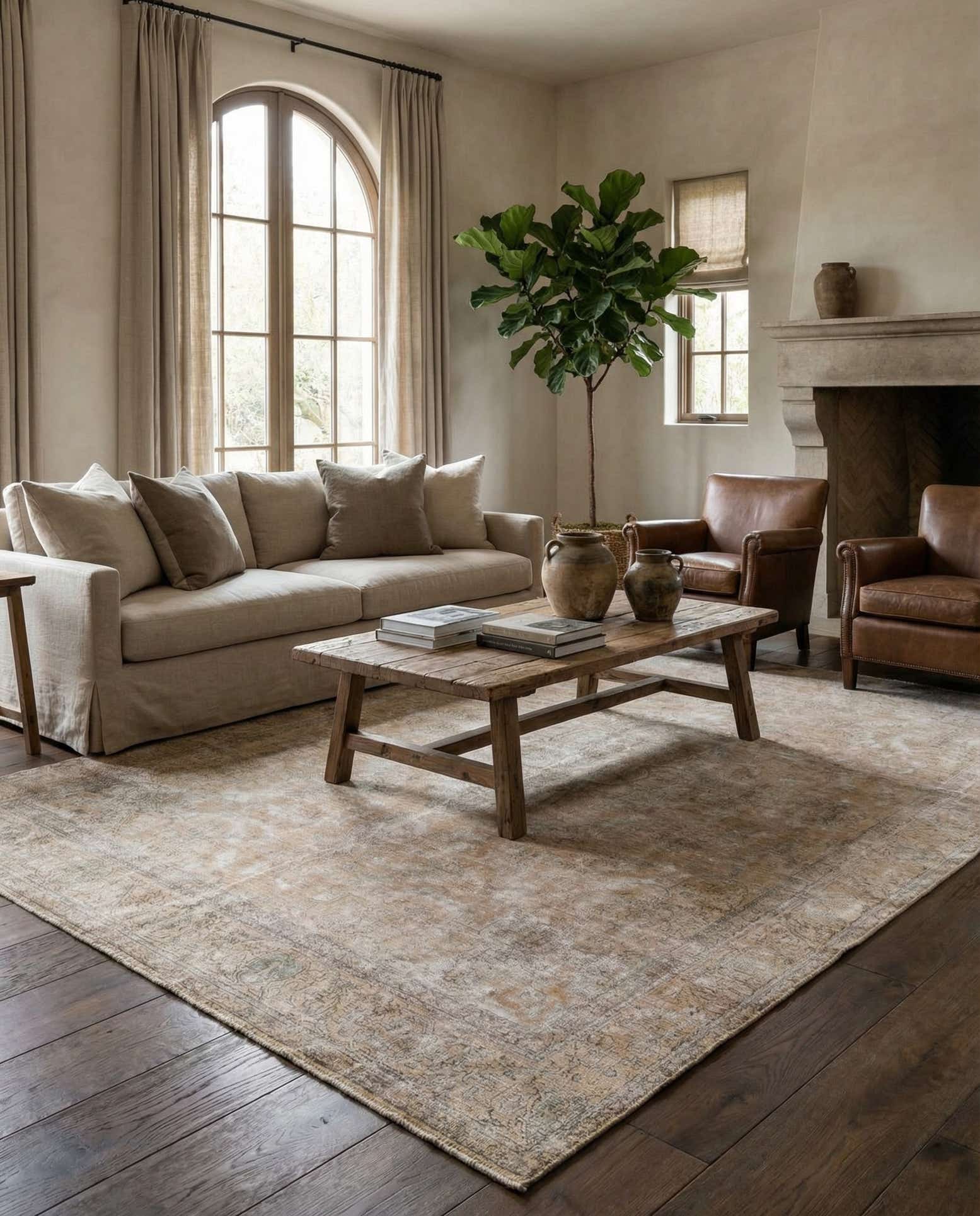 8' 10 x 12' 7 Hand Knotted Ultra Vintage Persian Wool Rug
