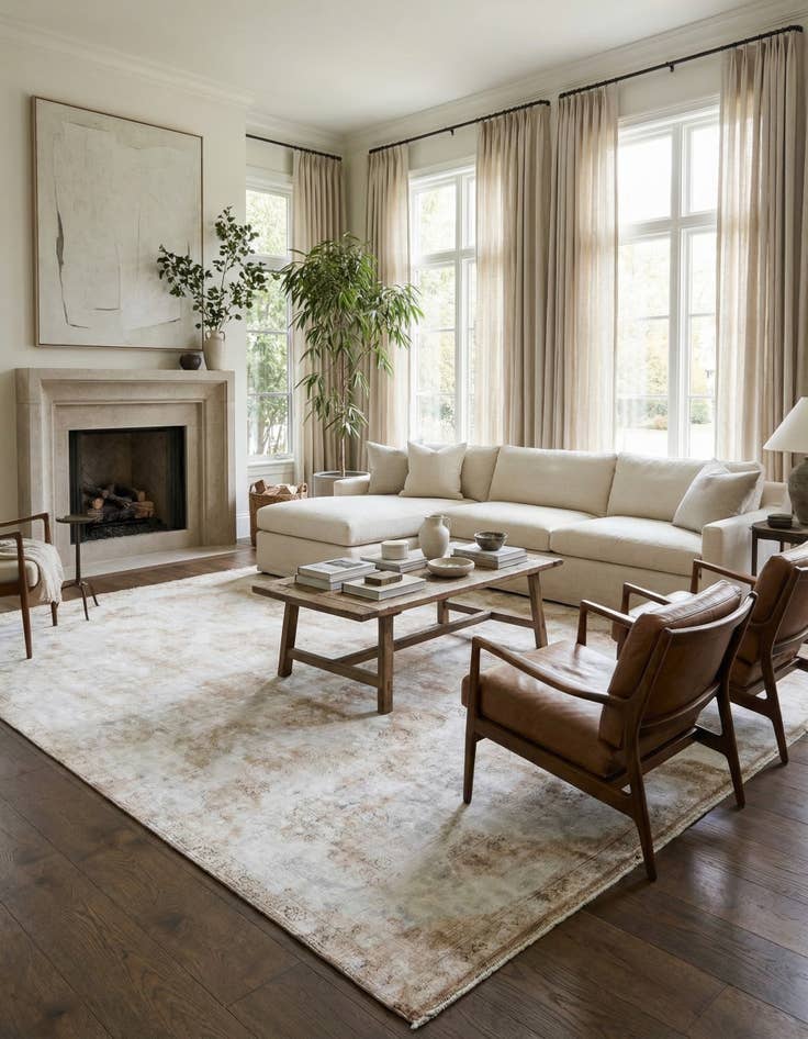 Detail image of 9' 3 x 12' 2 Hand Knotted Ultra Vintage Persian Wool Rug