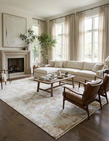 9' 3 x 12' 2 Hand Knotted Ultra Vintage Persian Wool Rug